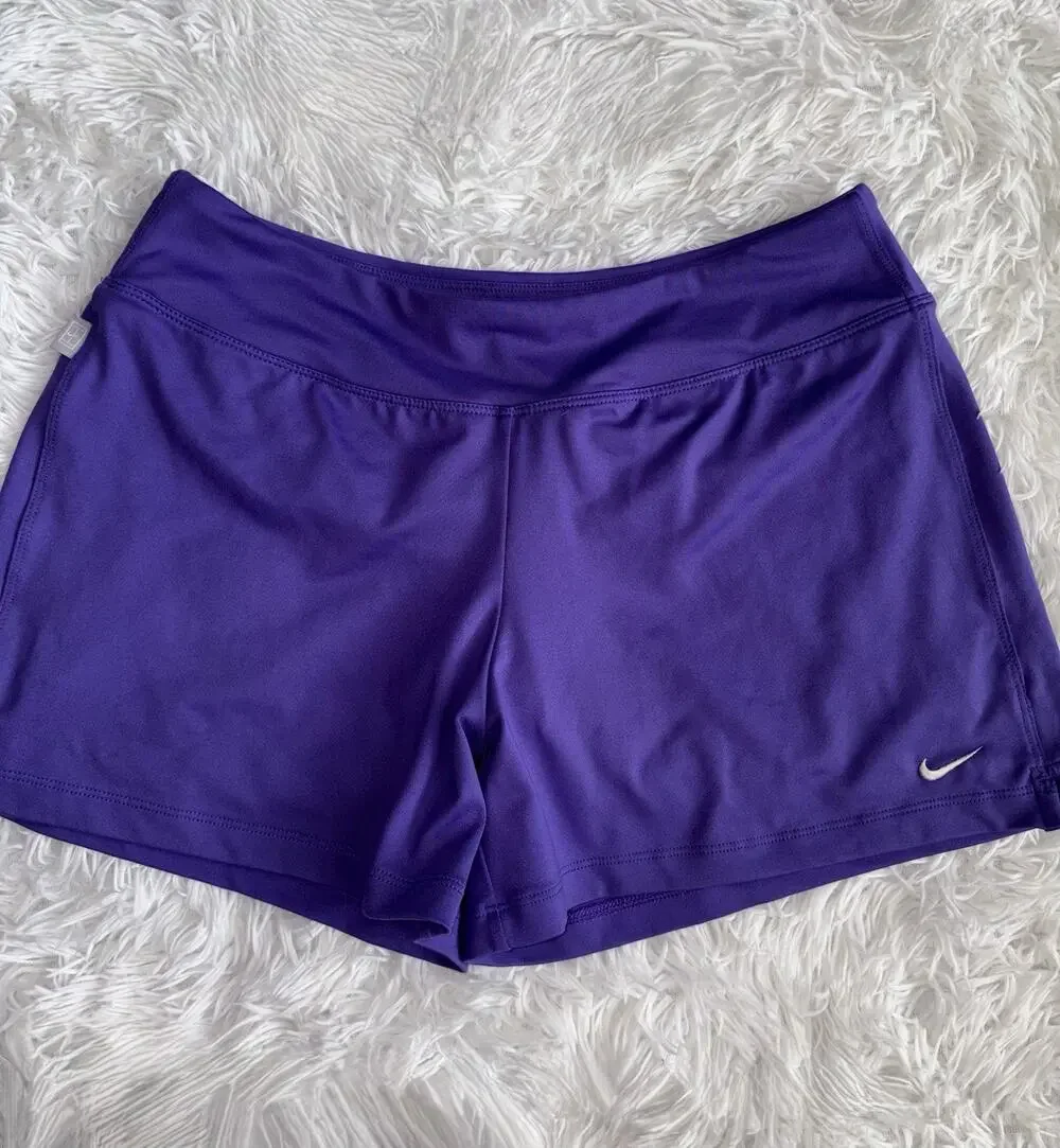 Nike Dri Fit Women’s M Purple Activewear Shorts. Great Pair & Condition